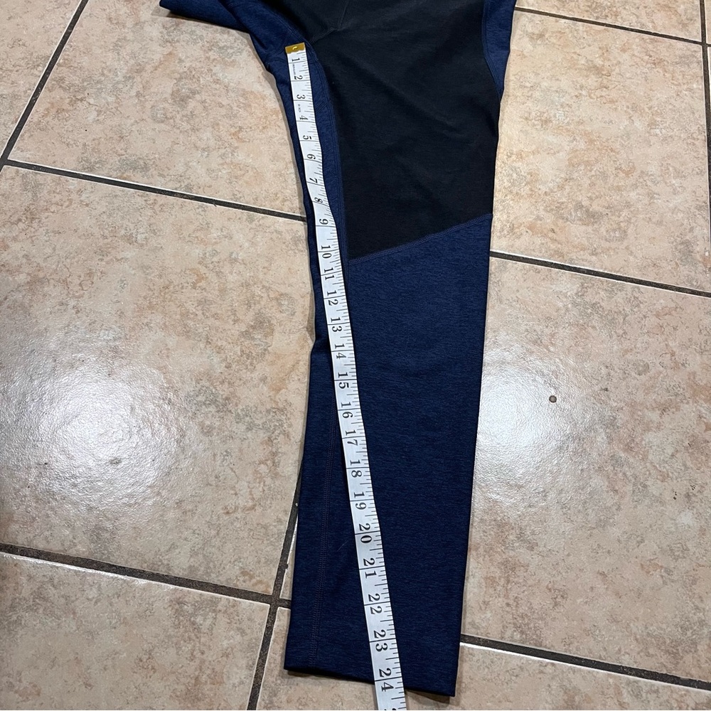 Outdoor Voices Leggings Womens M Colorblock Mid Rise Ankle Stretch Yoga Workout - Picture 7 of 7